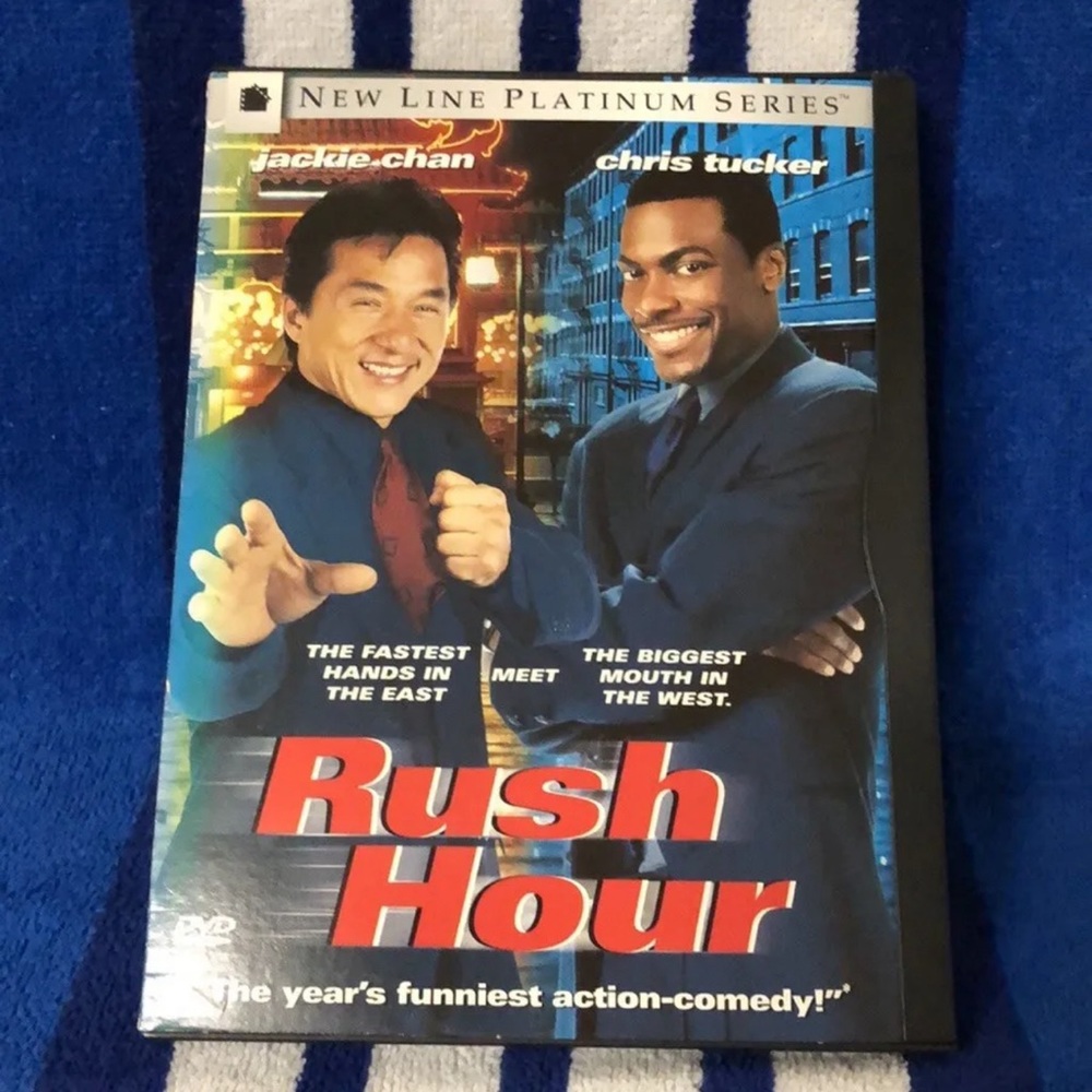 Rush Hour Jackie Chan Chris Tucker DVD Brett Ratner (DIR) 1998 Snap Case